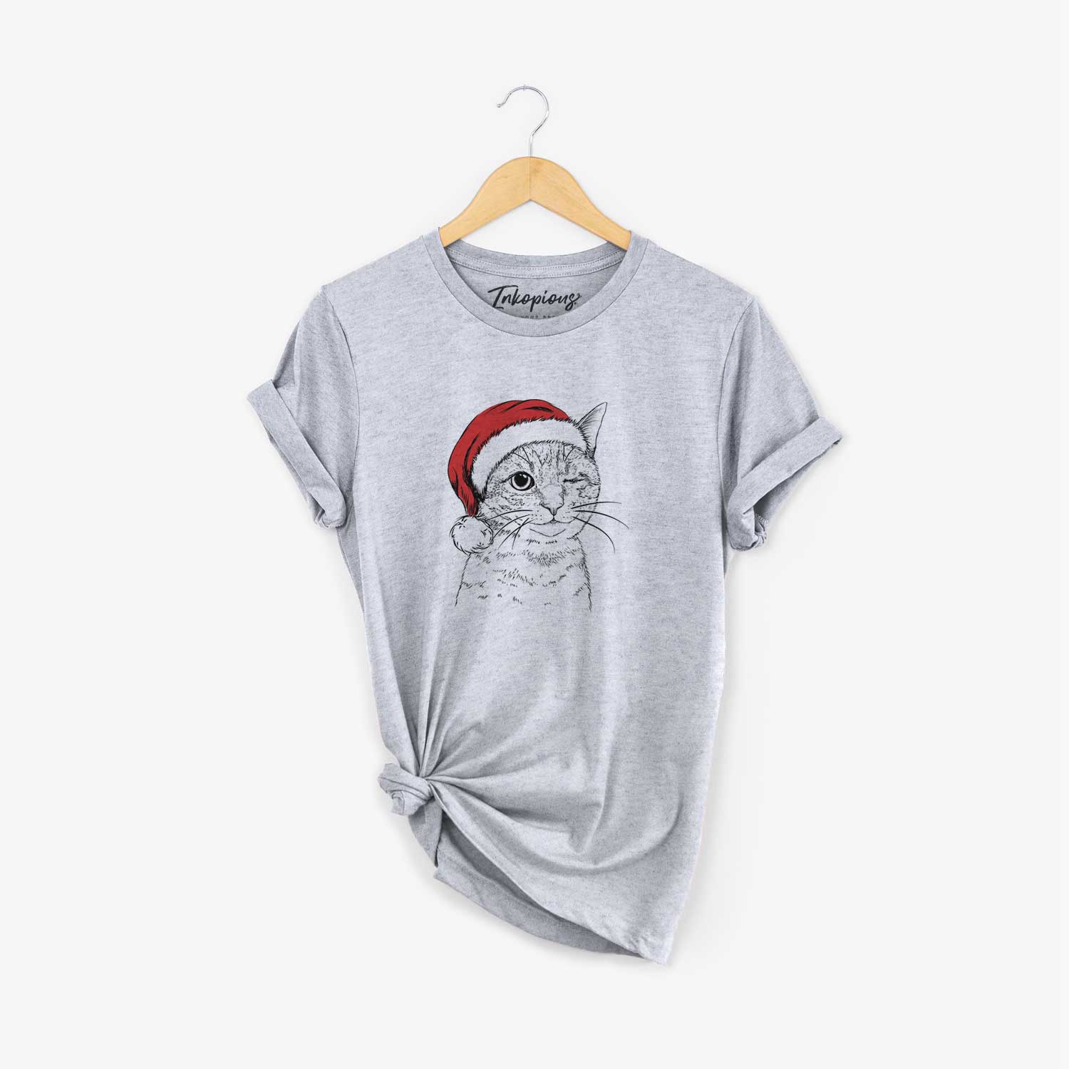 Santa Dexter the Domestic Shorthair - Unisex Crewneck