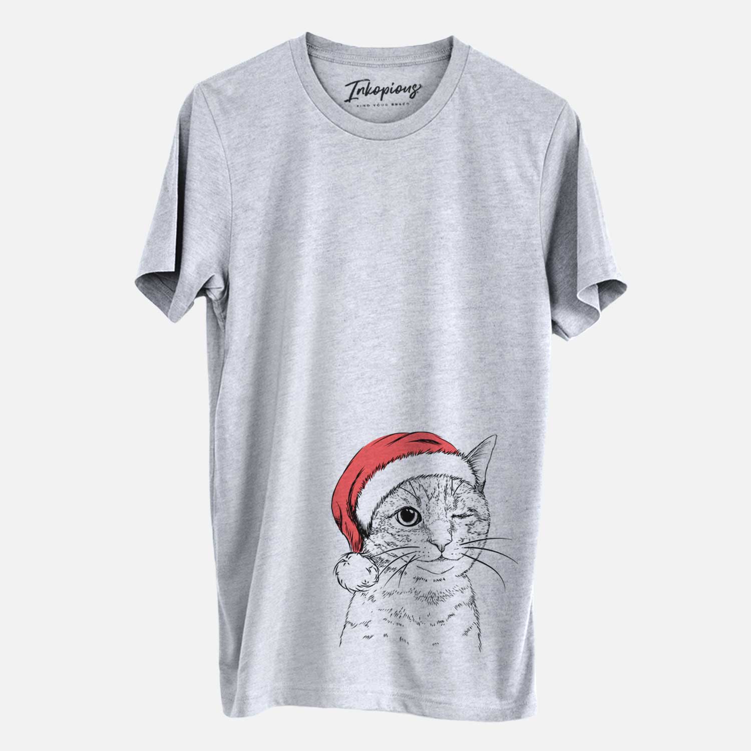 Santa Dexter the Domestic Shorthair - Unisex Crewneck