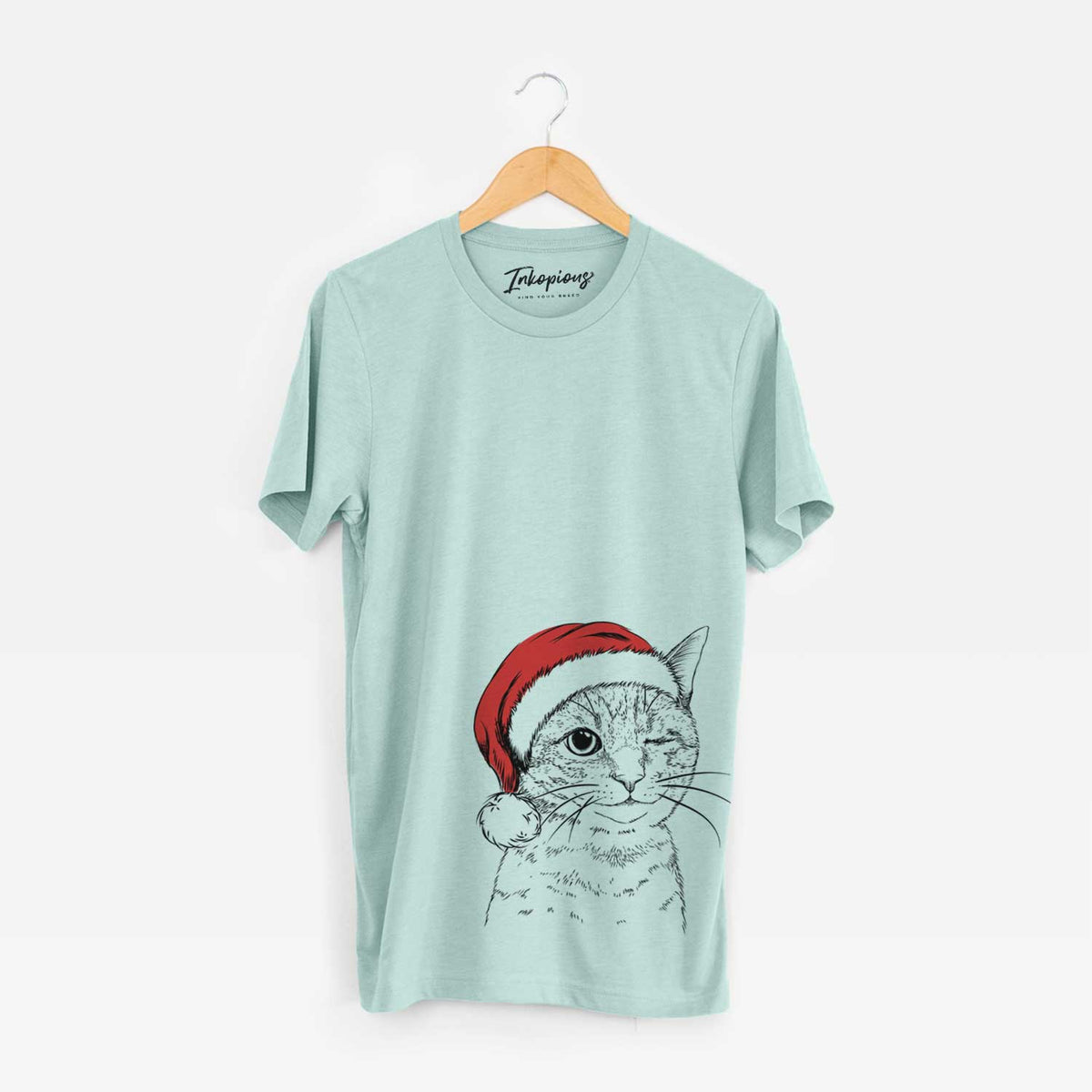 Santa Dexter the Domestic Shorthair - Unisex Crewneck