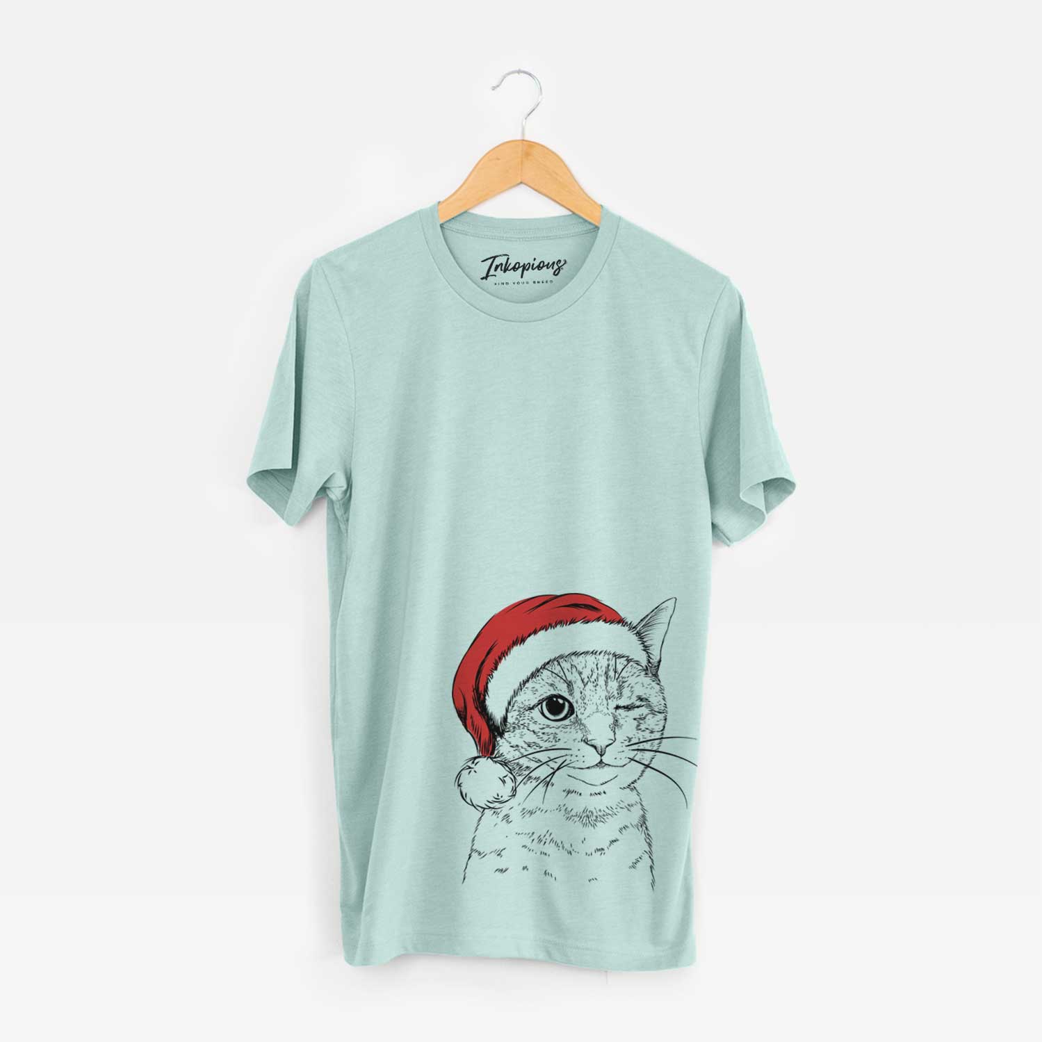 Santa Dexter the Domestic Shorthair - Unisex Crewneck