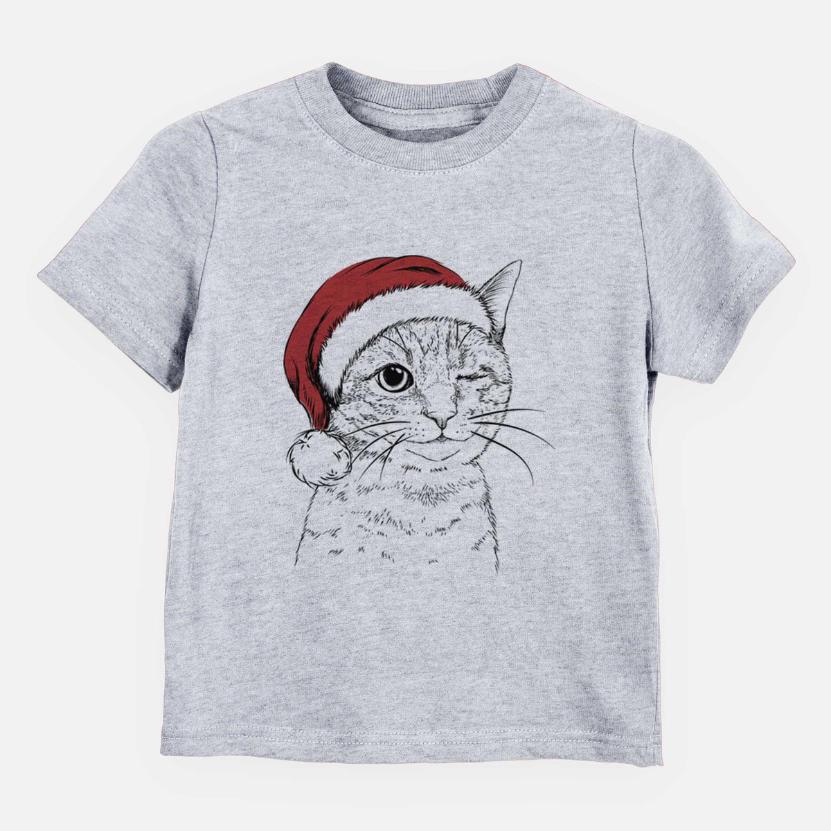Santa Dexter the Domestic Shorthair - Kids/Youth/Toddler Shirt