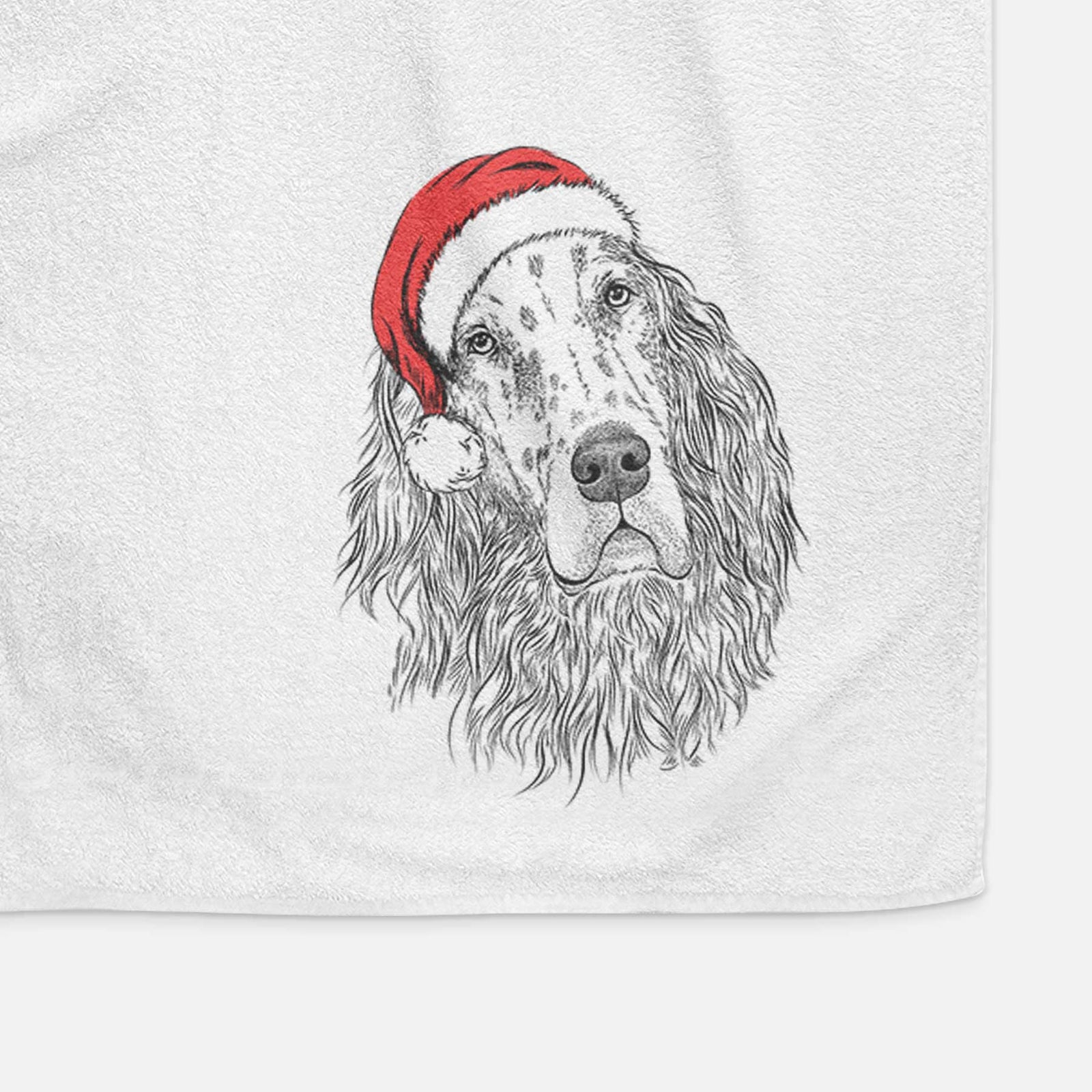 Dexter the English Setter Decorative Hand Towel