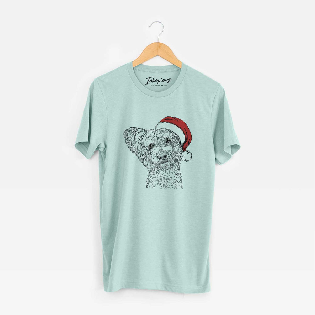 Santa Dexter the Terrier Mix - Unisex Crewneck