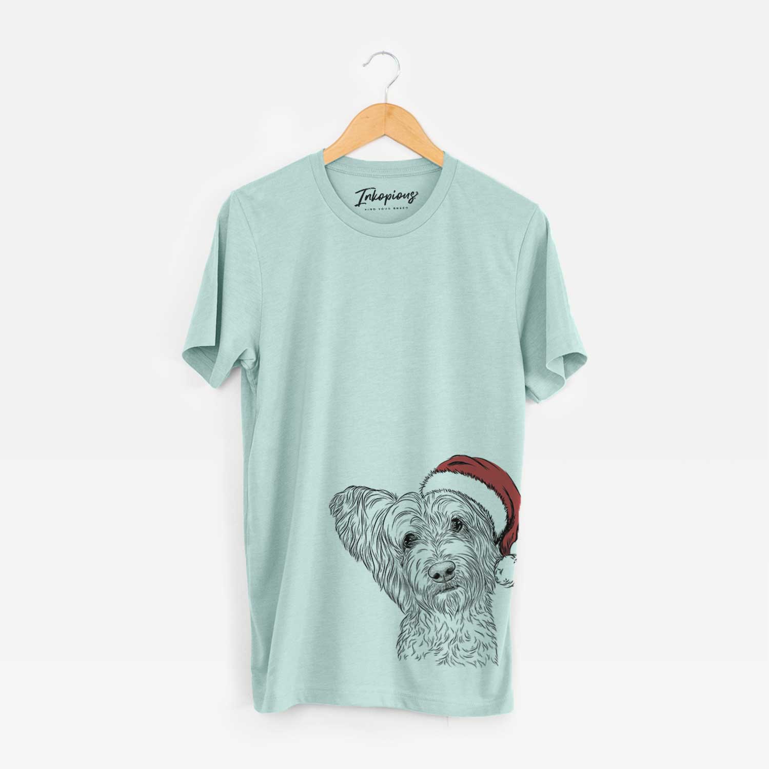 Santa Dexter the Terrier Mix - Unisex Crewneck