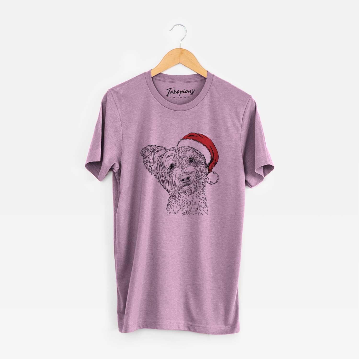 Santa Dexter the Terrier Mix - Unisex Crewneck