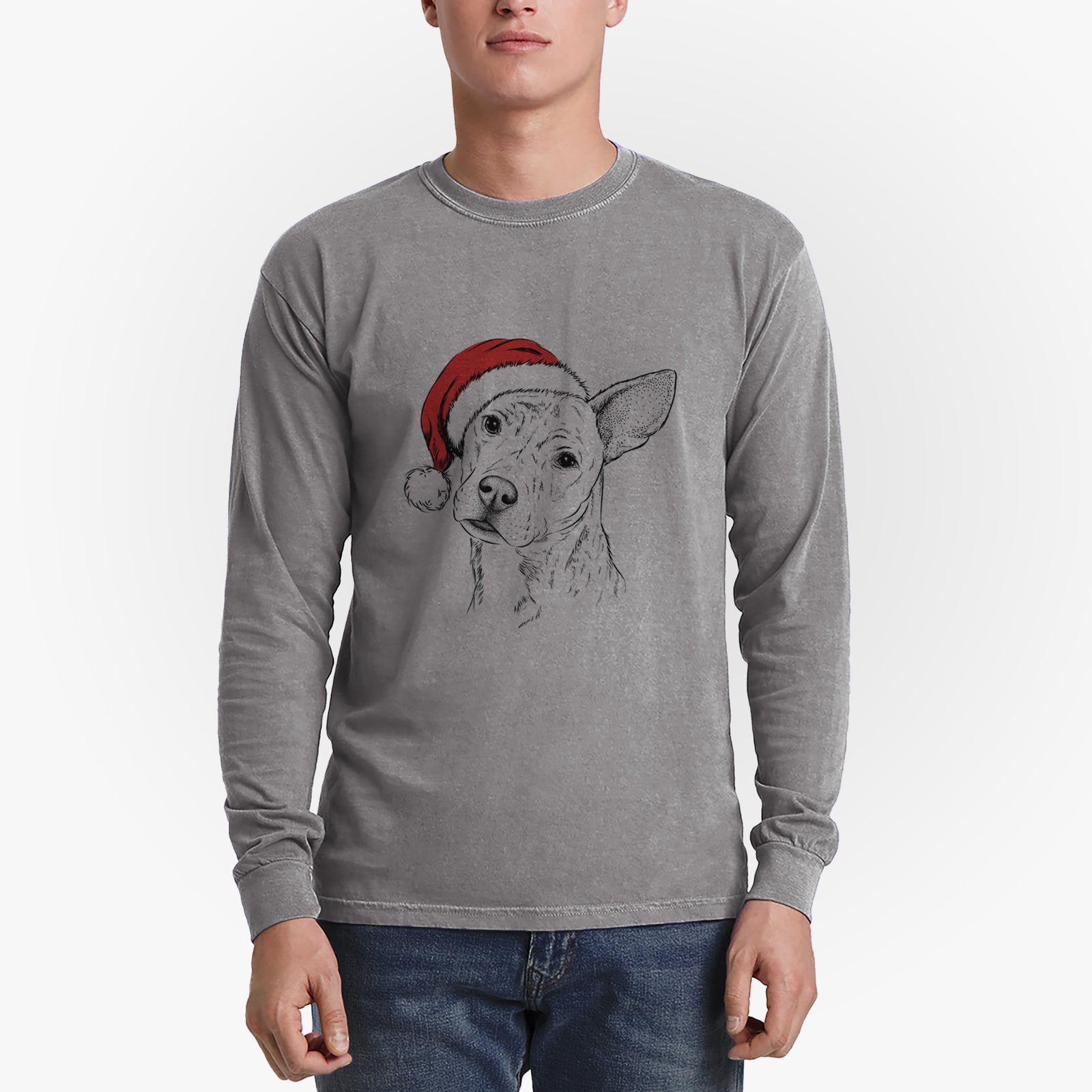 Santa Diesel the Mixed Breed - Heavyweight 100% Cotton Long Sleeve