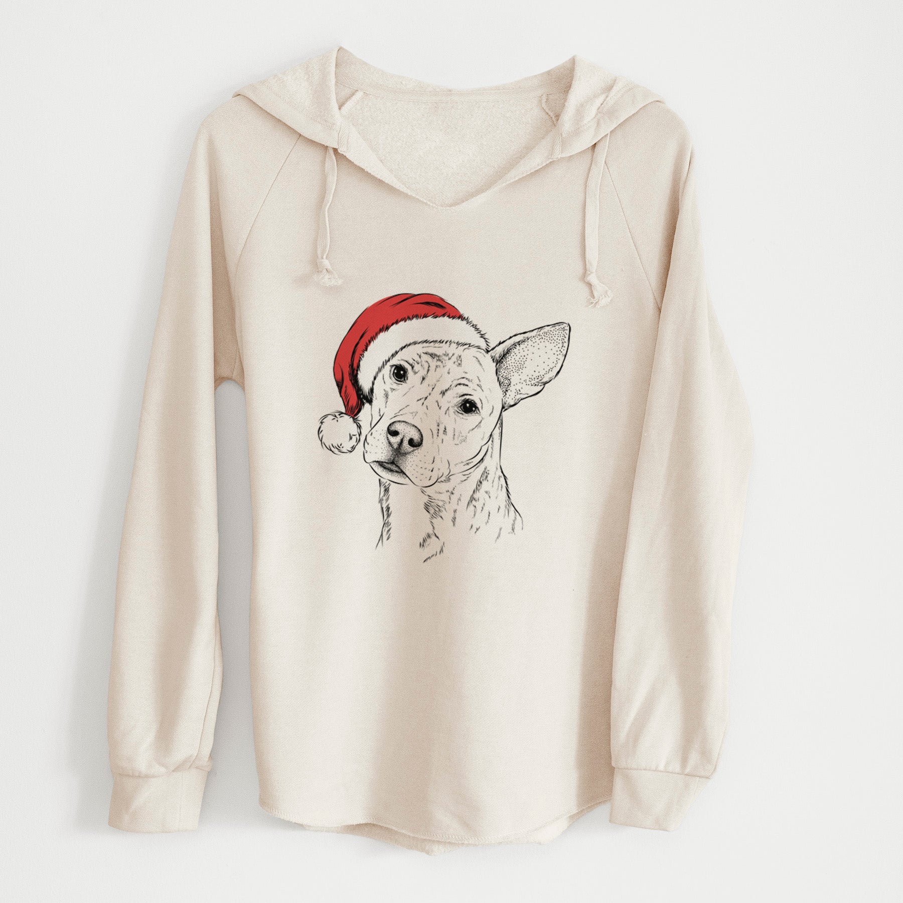 Santa Diesel the Mixed Breed - Cali Wave Hooded Sweatshirt
