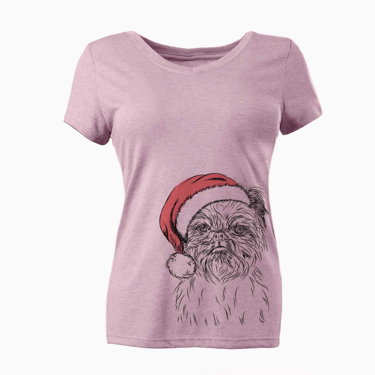Digby the Brussels Griffon - Women's V-neck Shirt