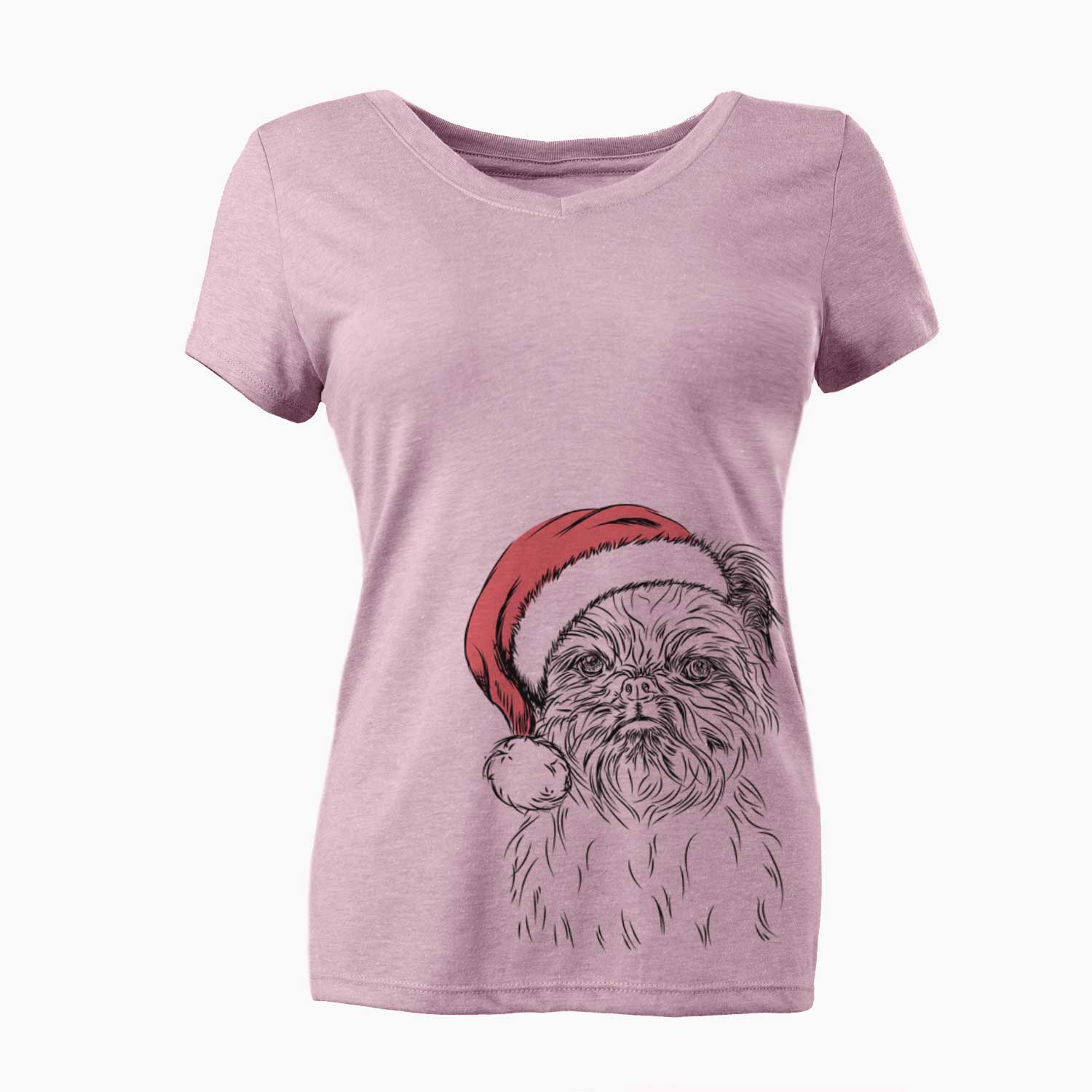 Digby the Brussels Griffon - Women's V-neck Shirt