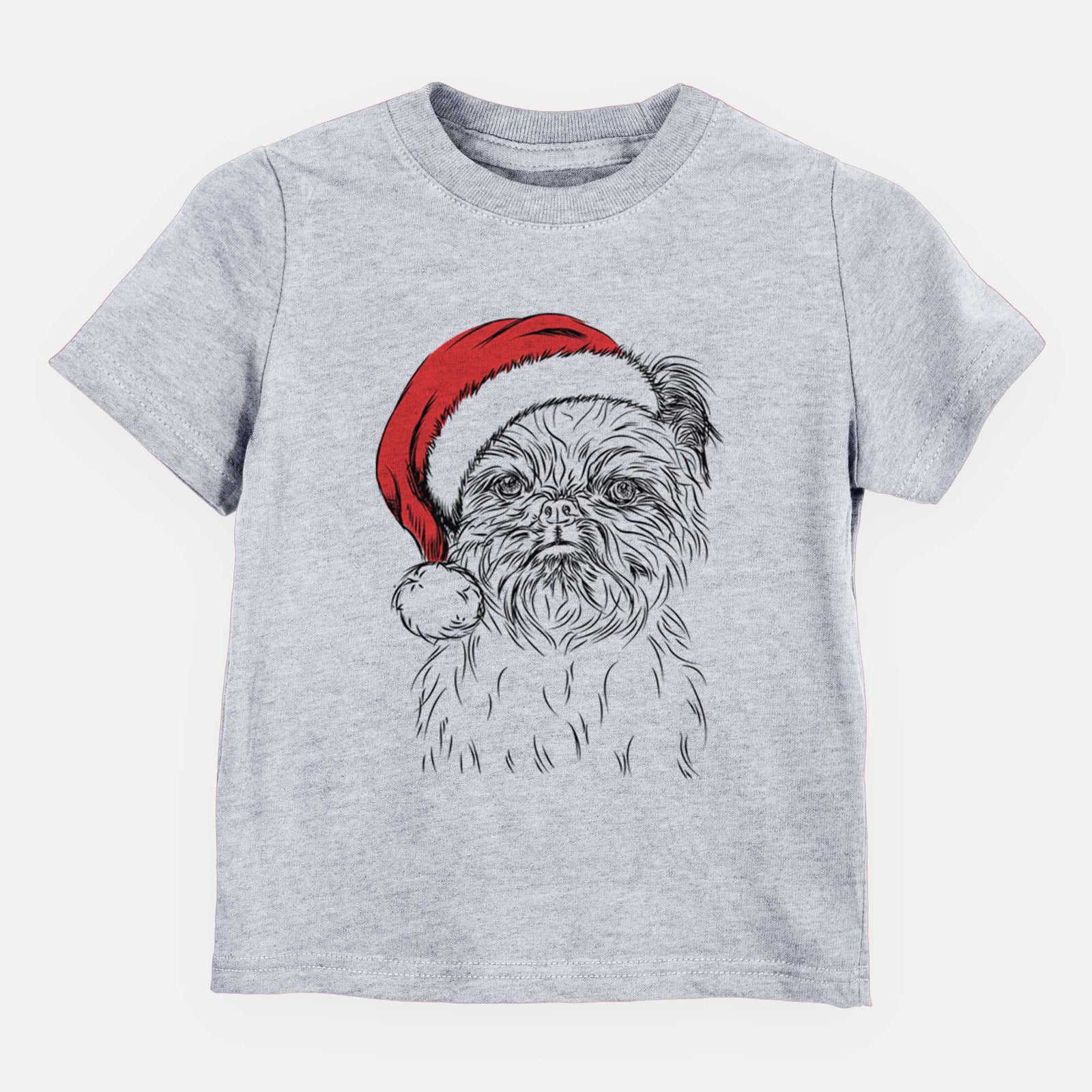 Santa Digby the Brussels Griffon - Kids/Youth/Toddler Shirt