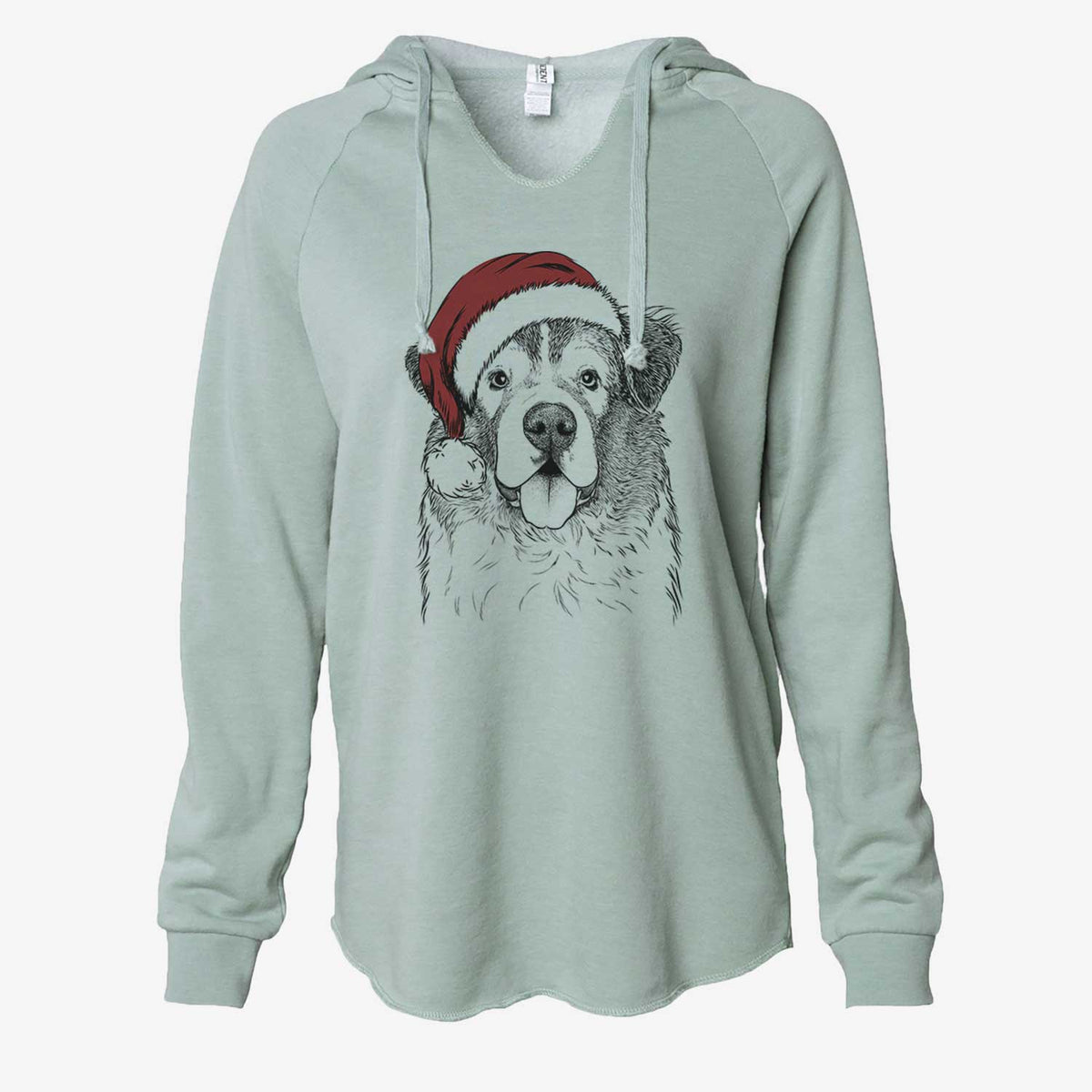 Dilly the Saint Bernard - Cali Wave Hooded Sweatshirt