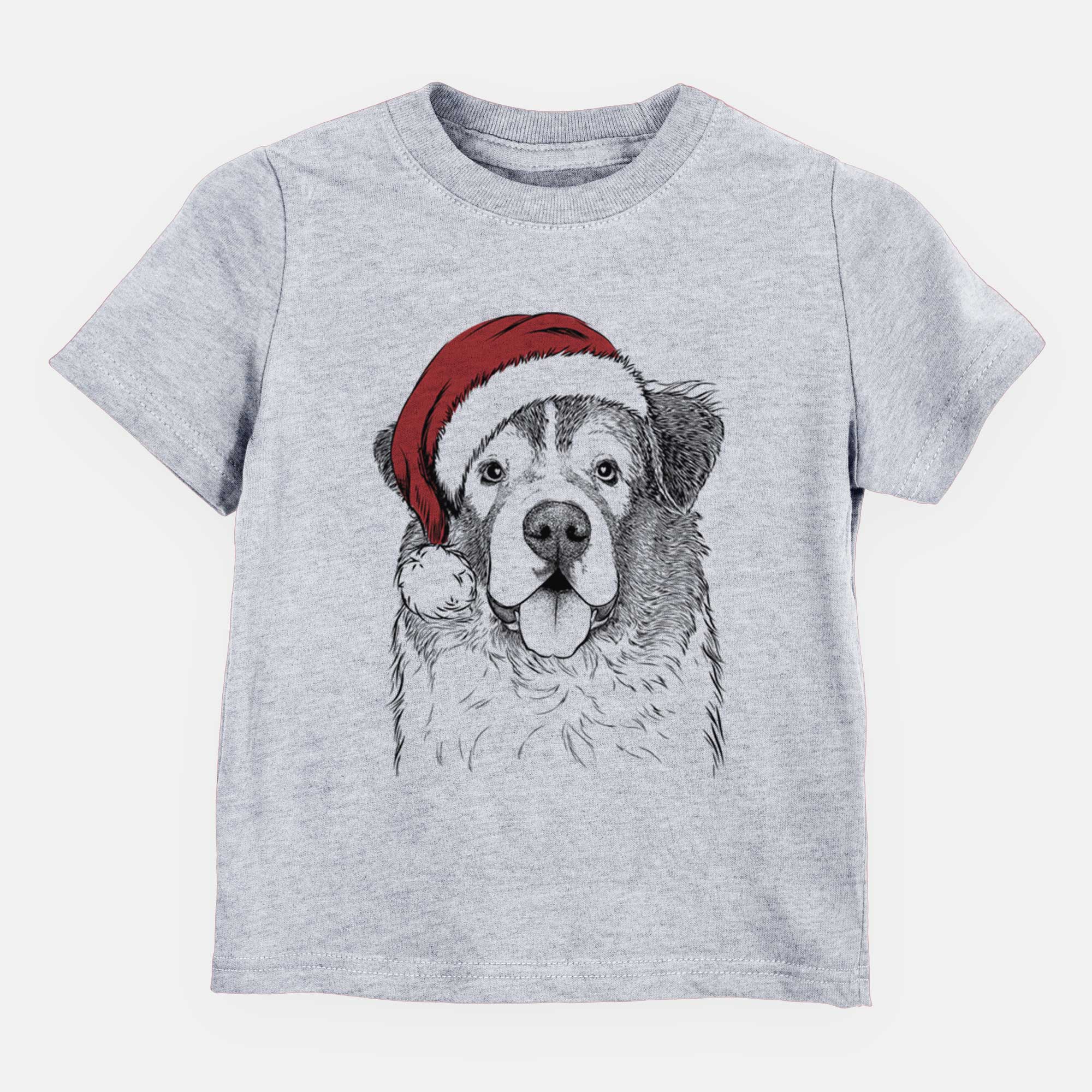 Santa Dilly the Saint Bernard - Kids/Youth/Toddler Shirt