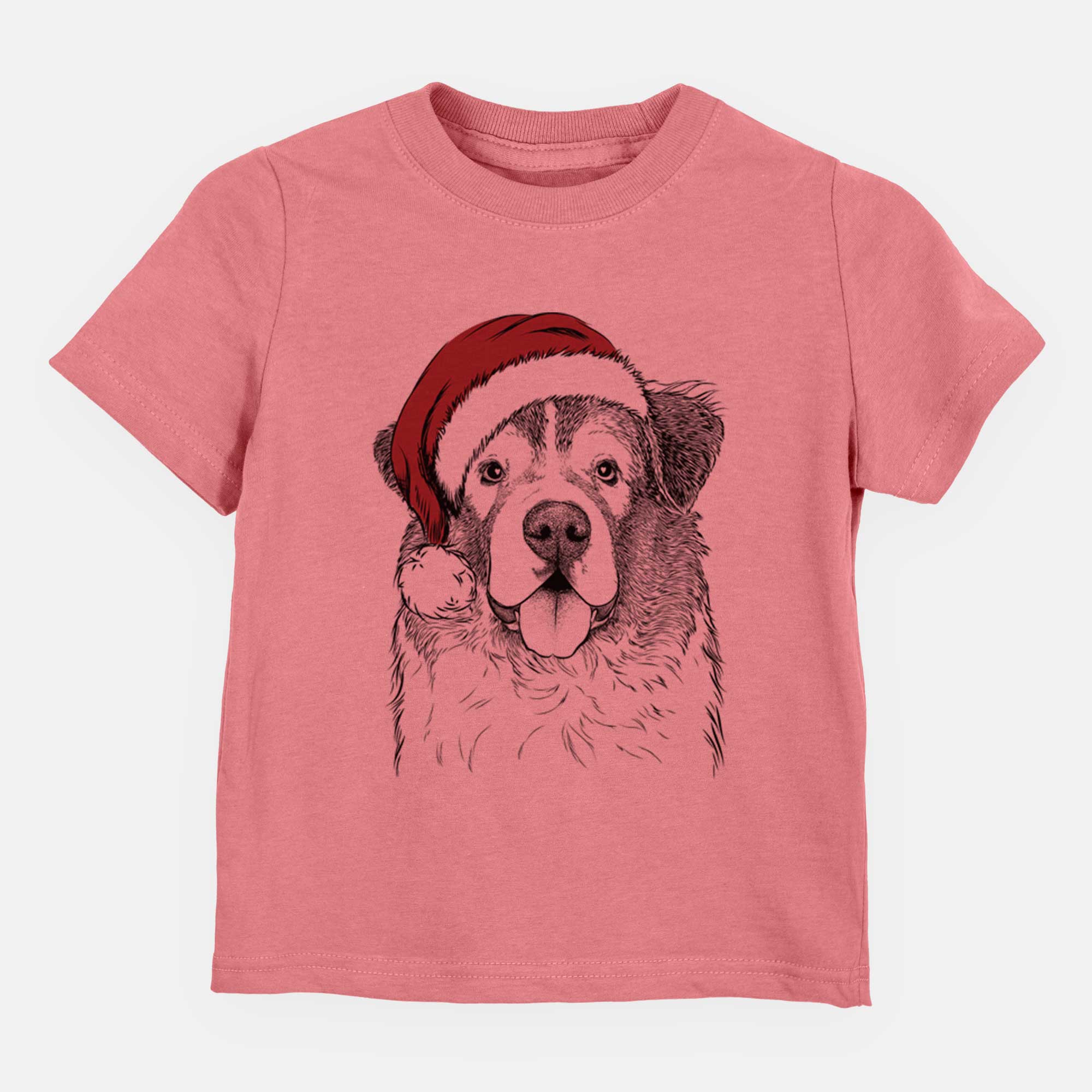 Santa Dilly the Saint Bernard - Kids/Youth/Toddler Shirt