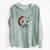 Santa Dinghy the Mixed Breed - Cali Wave Hooded Sweatshirt