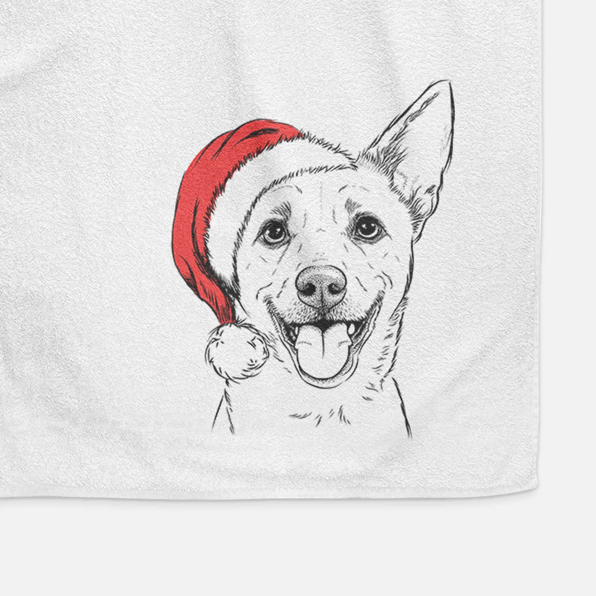 Dinghy the Mixed Breed Decorative Hand Towel