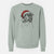 Santa Dizzy the Border Collie - Unisex Pigment Dyed Crew Sweatshirt