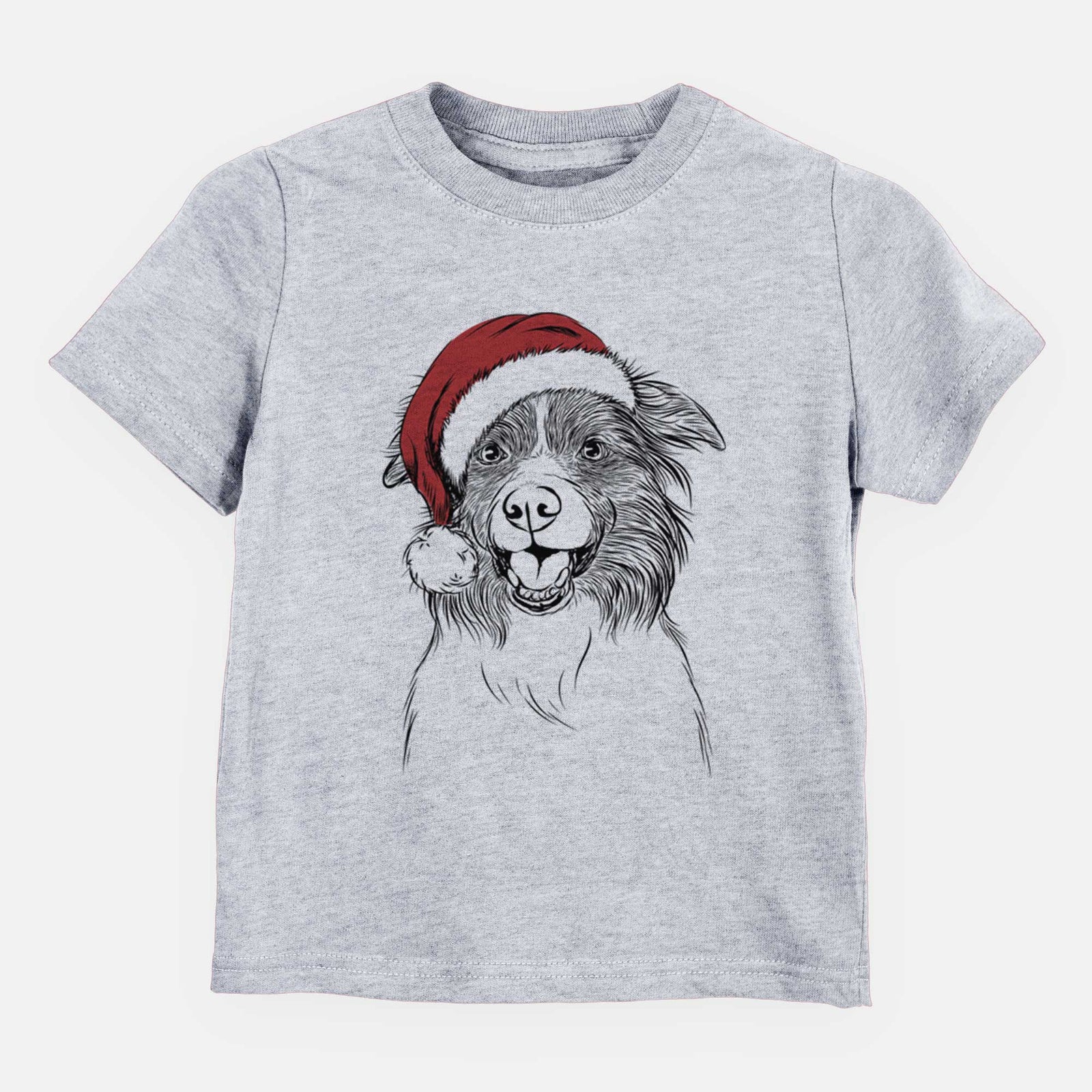 Santa Dizzy the Border Collie - Kids/Youth/Toddler Shirt