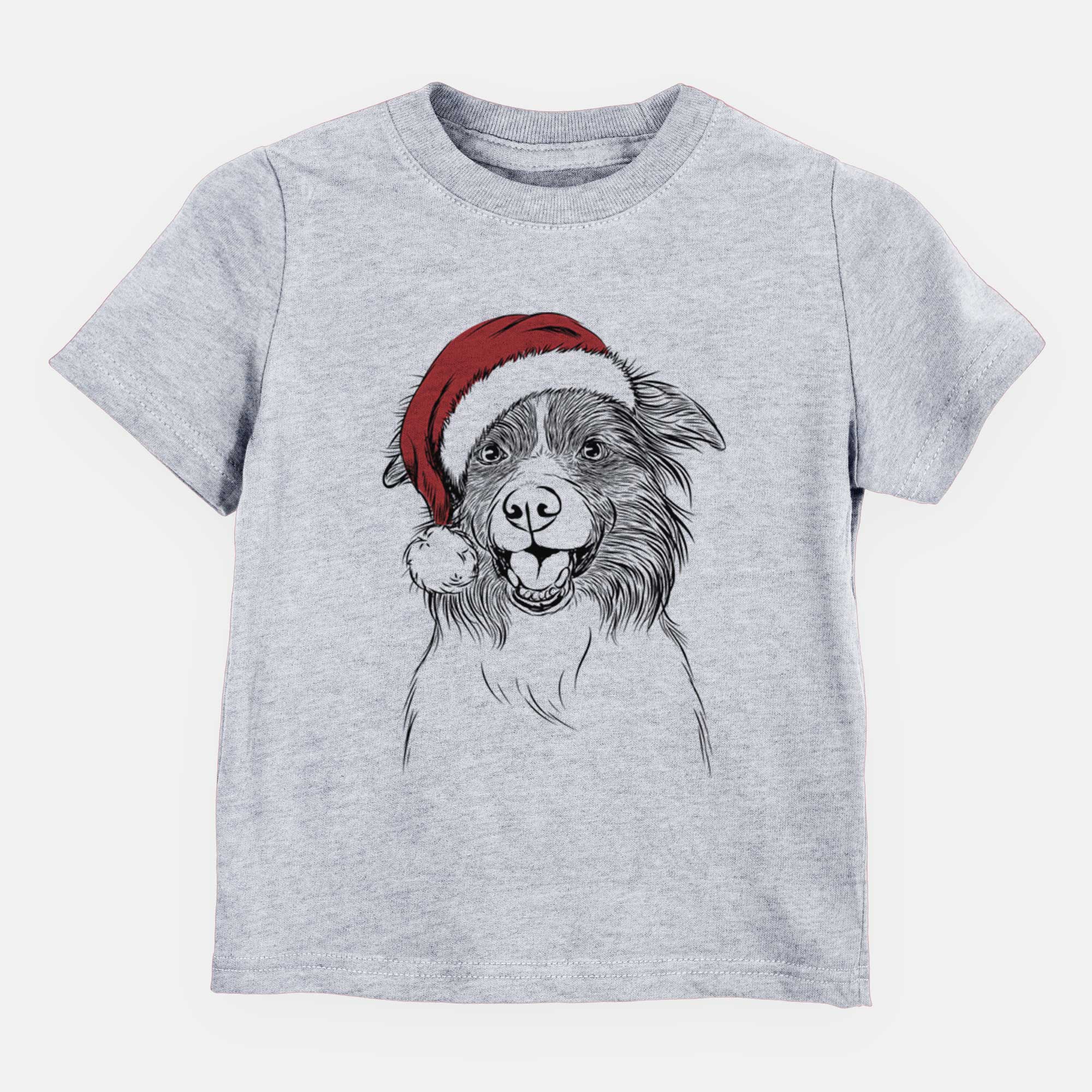 Santa Dizzy the Border Collie - Kids/Youth/Toddler Shirt