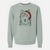 Santa Django the Grey Wolf - Unisex Pigment Dyed Crew Sweatshirt