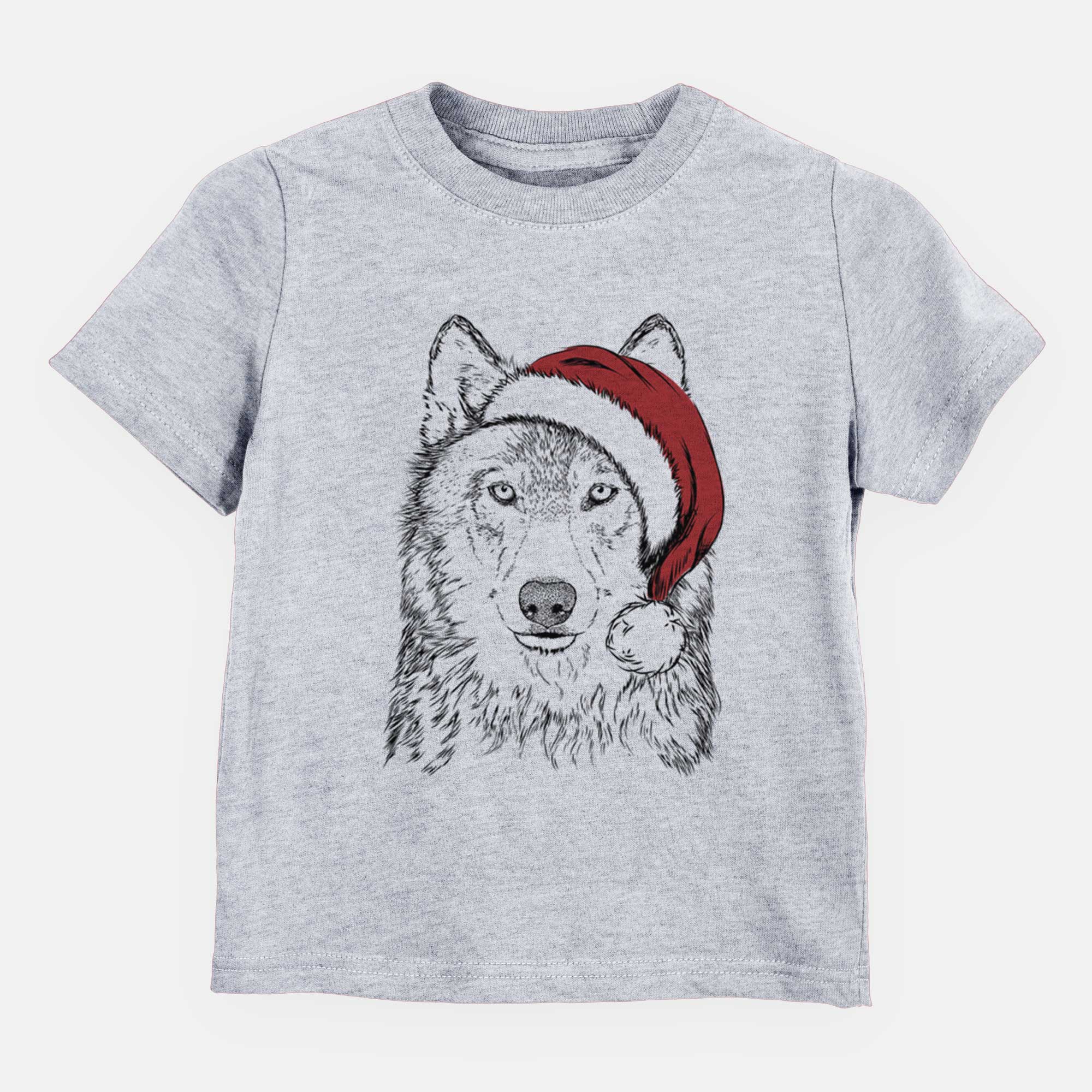 Santa Django the Grey Wolf - Kids/Youth/Toddler Shirt