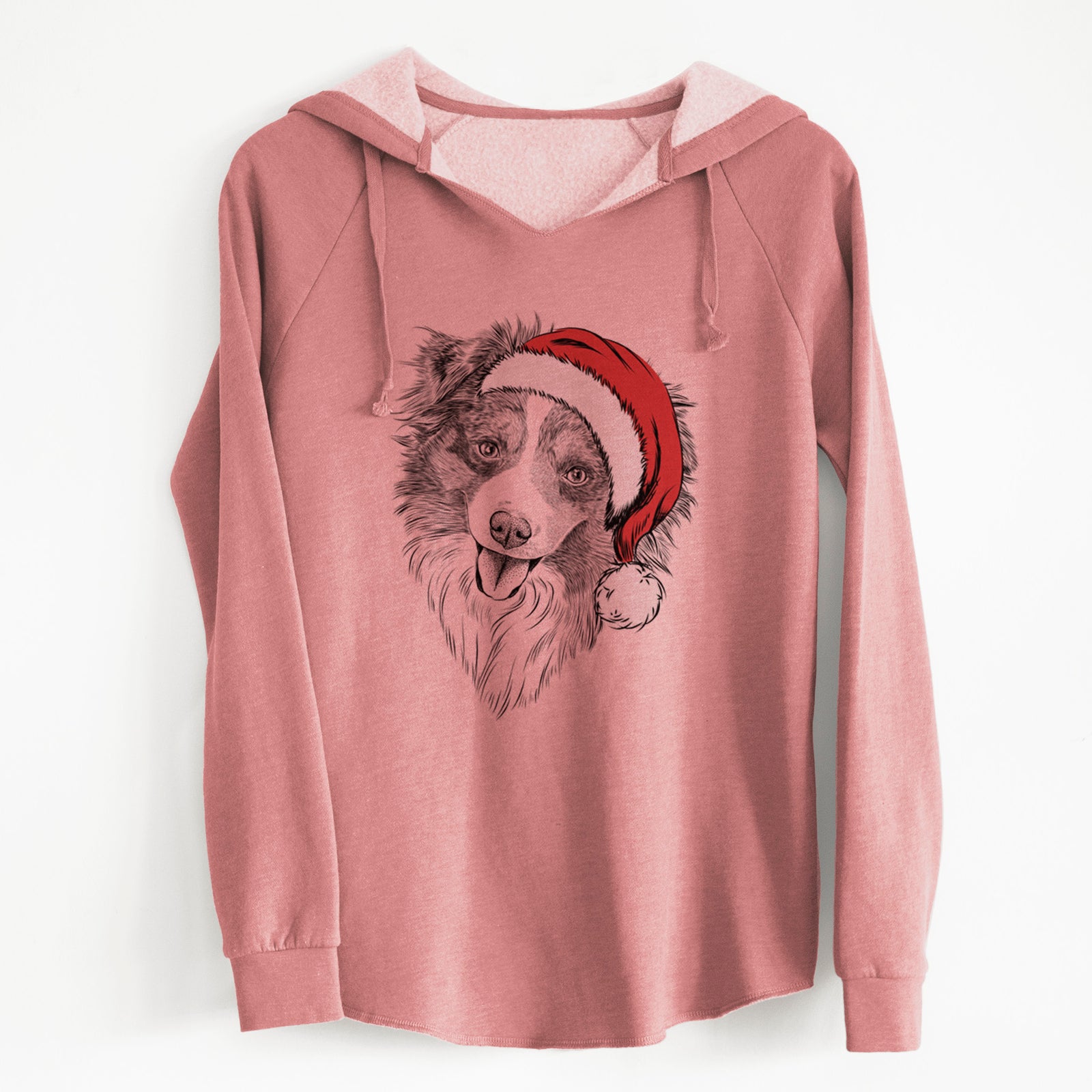 Santa Doc the Mini Aussie - Cali Wave Hooded Sweatshirt