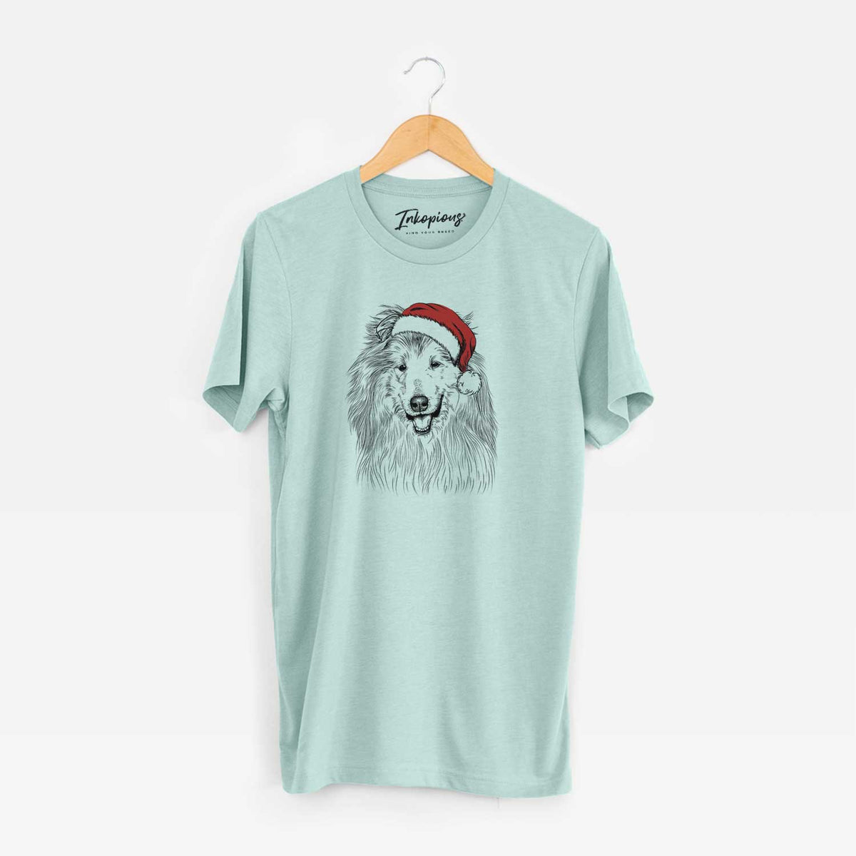 Santa Donnan the Rough Collie - Unisex Crewneck