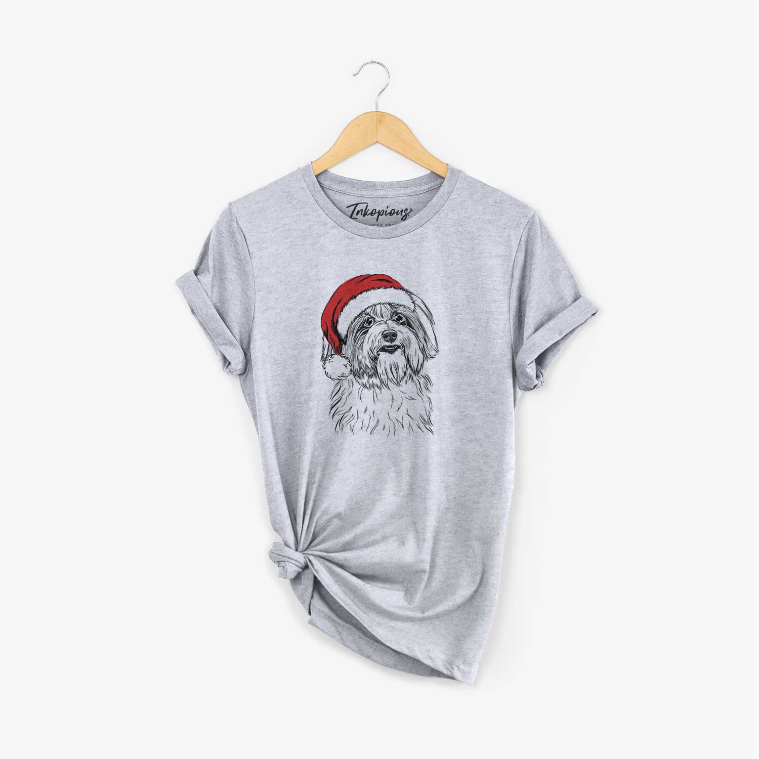 Santa Dooley the Havanese - Unisex Crewneck