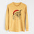 Santa Dora the Tabby Cat - Heavyweight 100% Cotton Long Sleeve