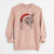 Santa Dora the Tabby Cat - Unisex Pigment Dyed Crew Sweatshirt