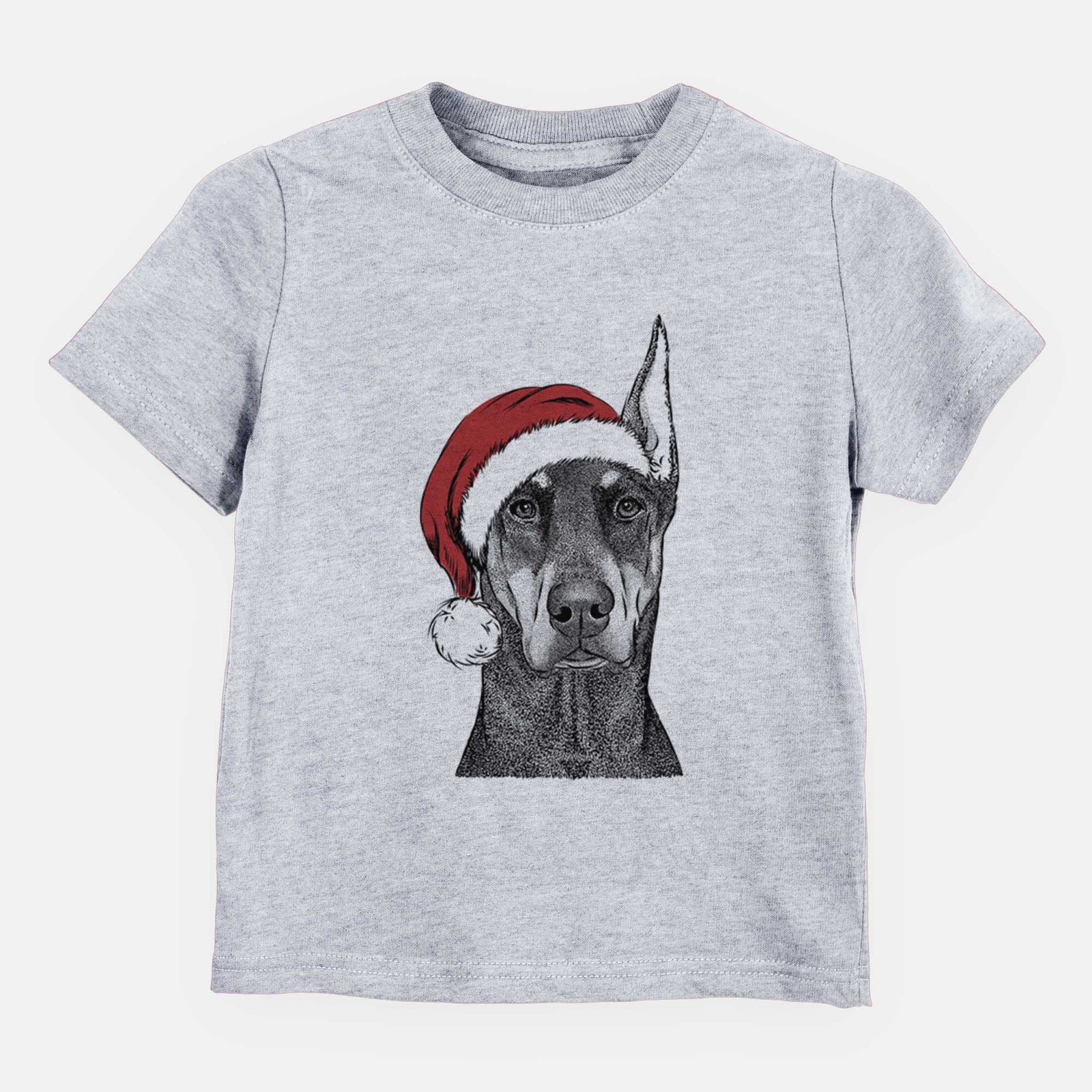 Santa Drake the Doberman Pinscher - Kids/Youth/Toddler Shirt