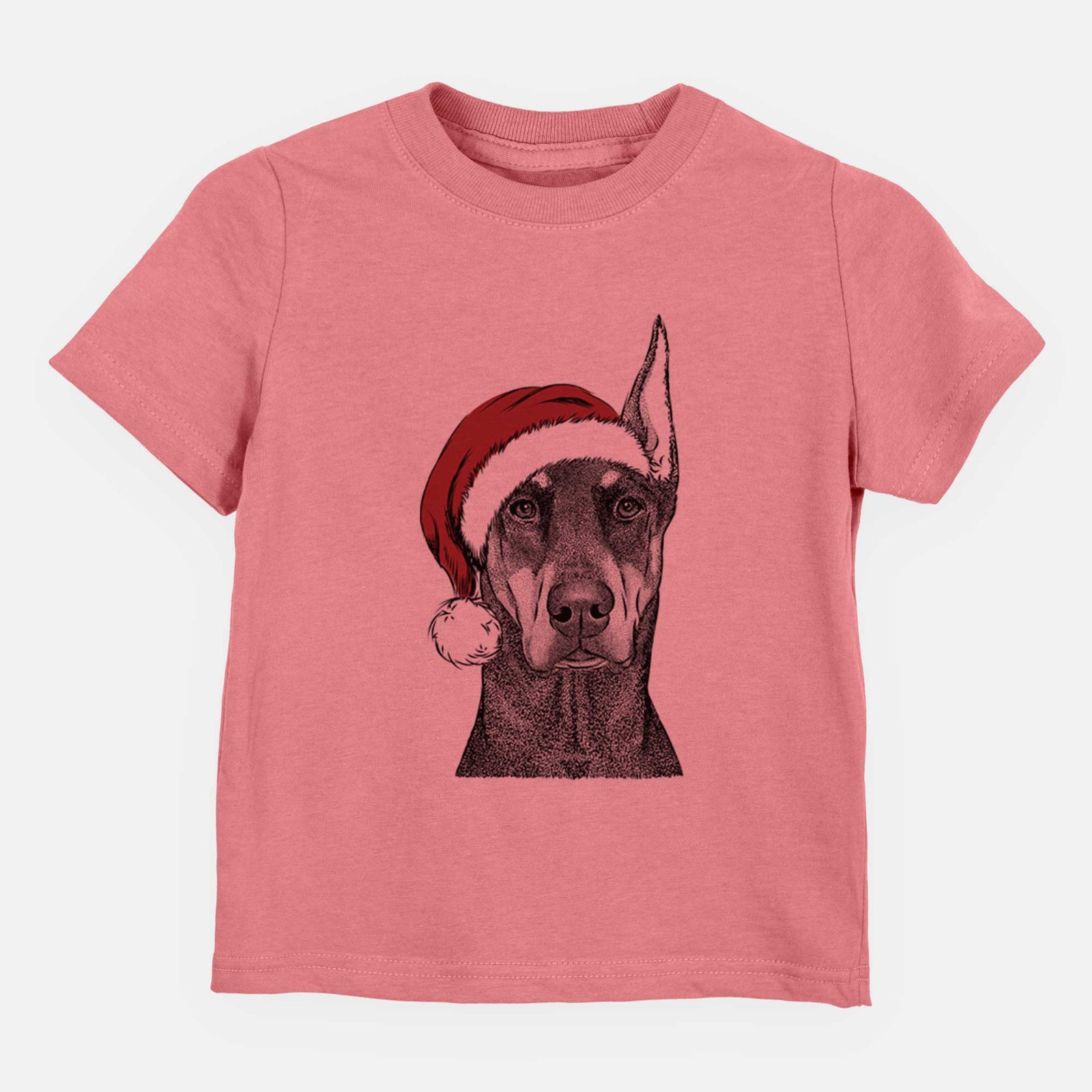 Santa Drake the Doberman Pinscher - Kids/Youth/Toddler Shirt