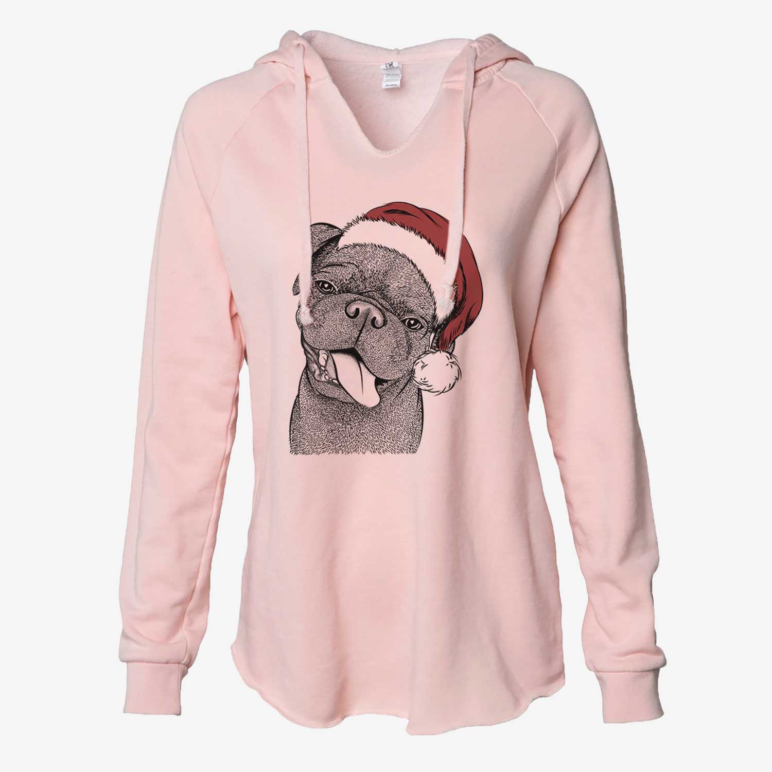 Dudley Danger the Pug - Cali Wave Hooded Sweatshirt