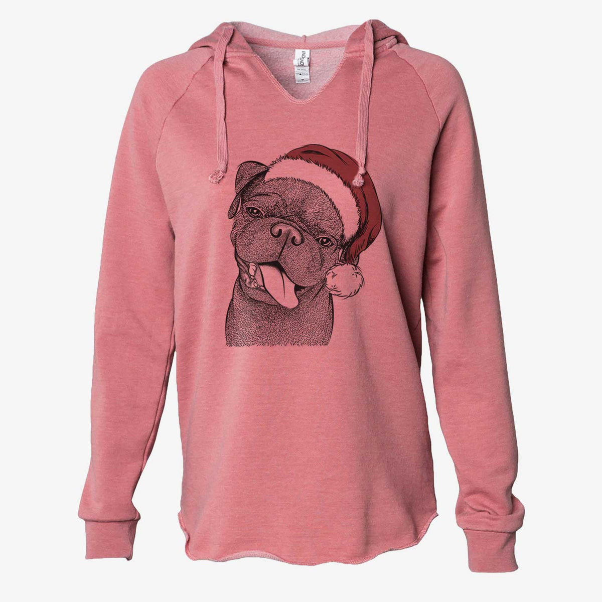 Dudley Danger the Pug - Cali Wave Hooded Sweatshirt