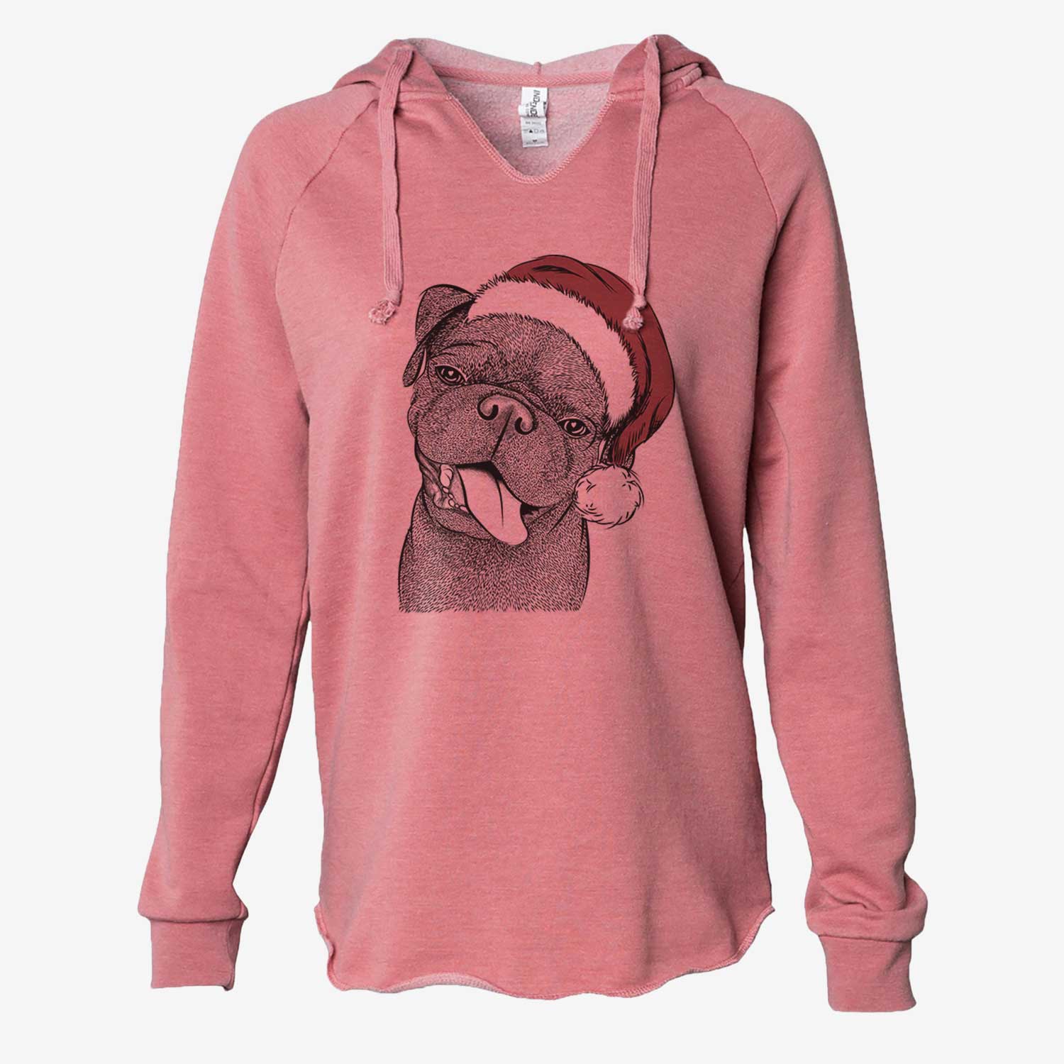 Dudley Danger the Pug - Cali Wave Hooded Sweatshirt