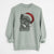 Santa Dudley Danger the Pug - Unisex Pigment Dyed Crew Sweatshirt