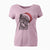 Santa Dudley Danger the Pug - Women's V-neck Shirt