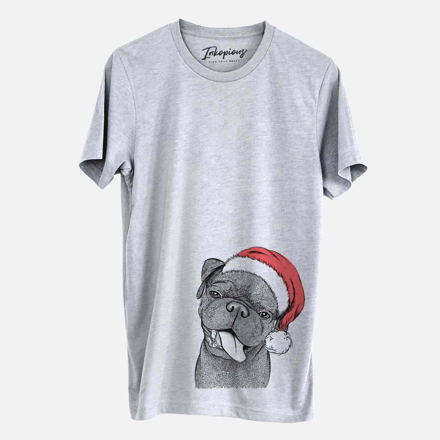 Santa Dudley Danger the Pug - Unisex Crewneck