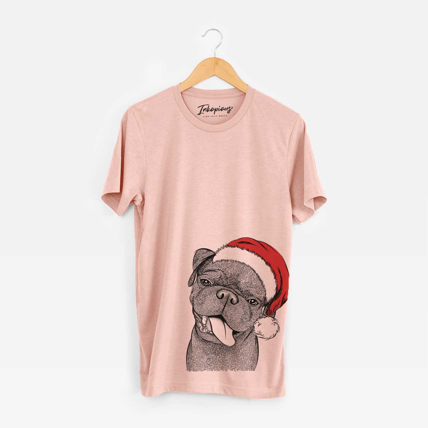 Santa Dudley Danger the Pug - Unisex Crewneck