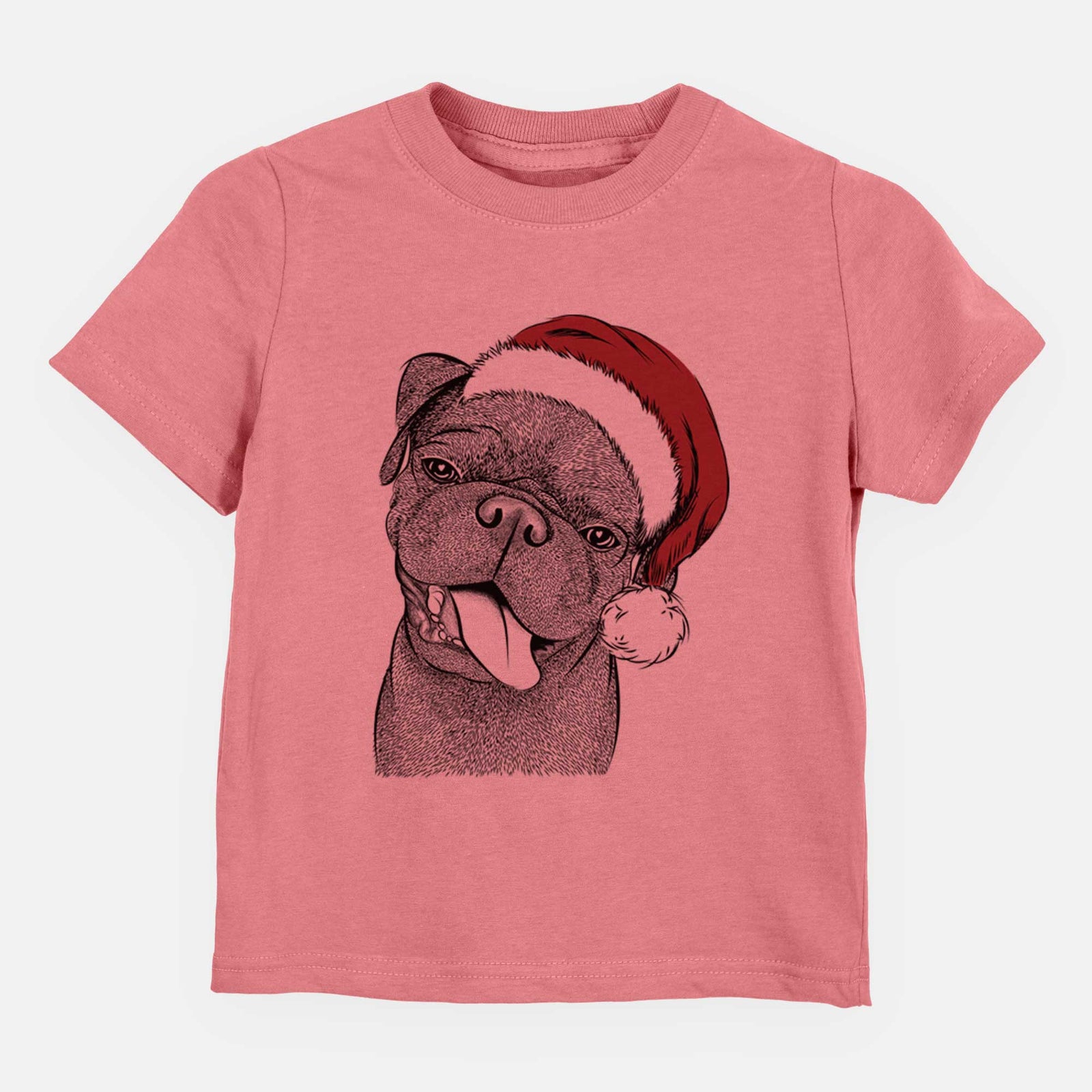 Santa Dudley Danger the Pug - Kids/Youth/Toddler Shirt