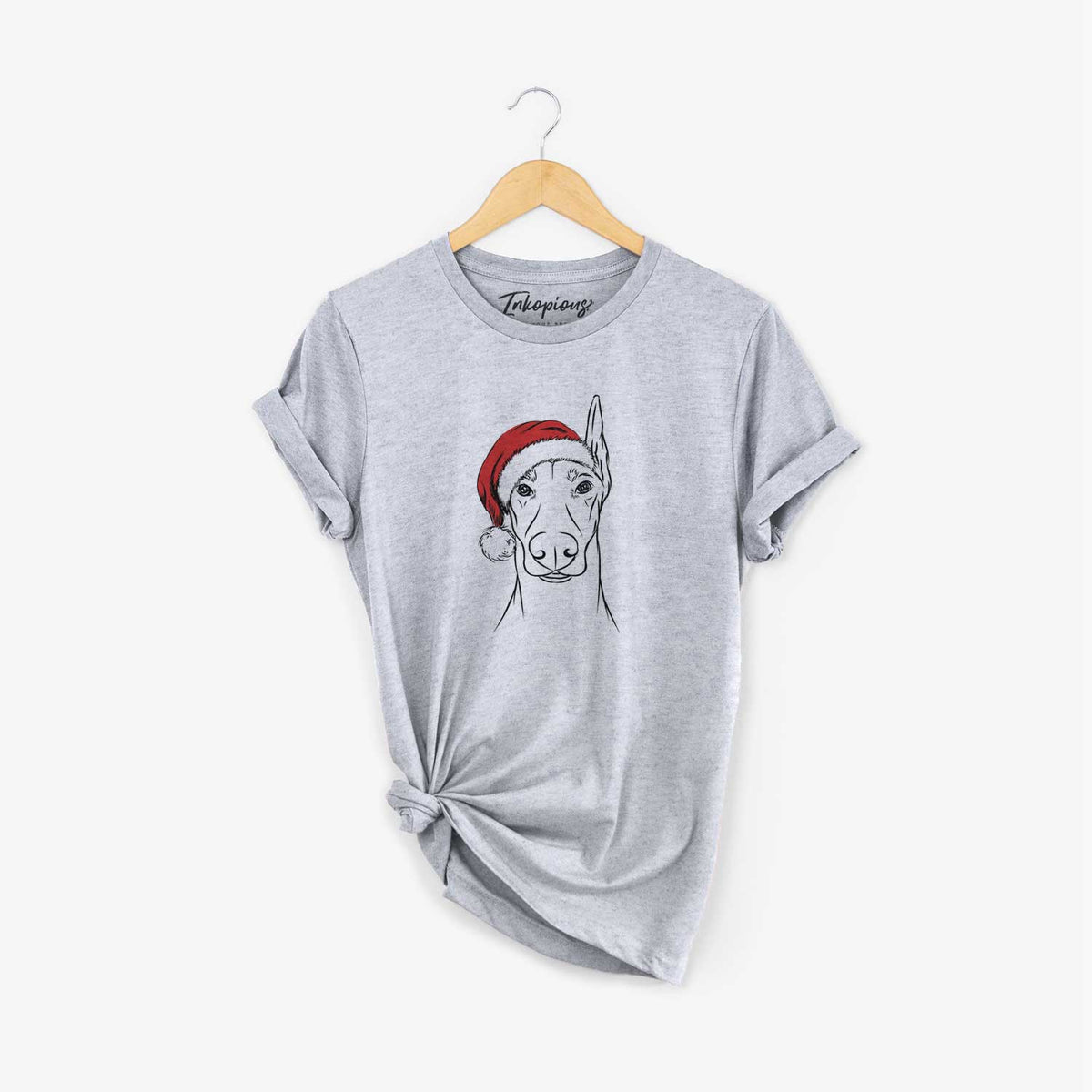 Santa Duke the Doberman Pinscher - Unisex Crewneck