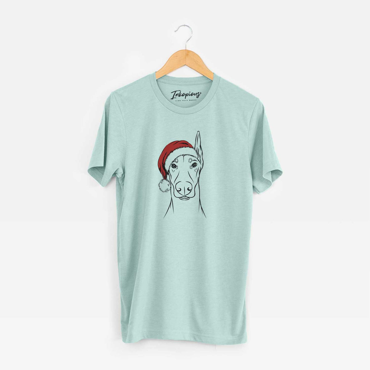 Santa Duke the Doberman Pinscher - Unisex Crewneck