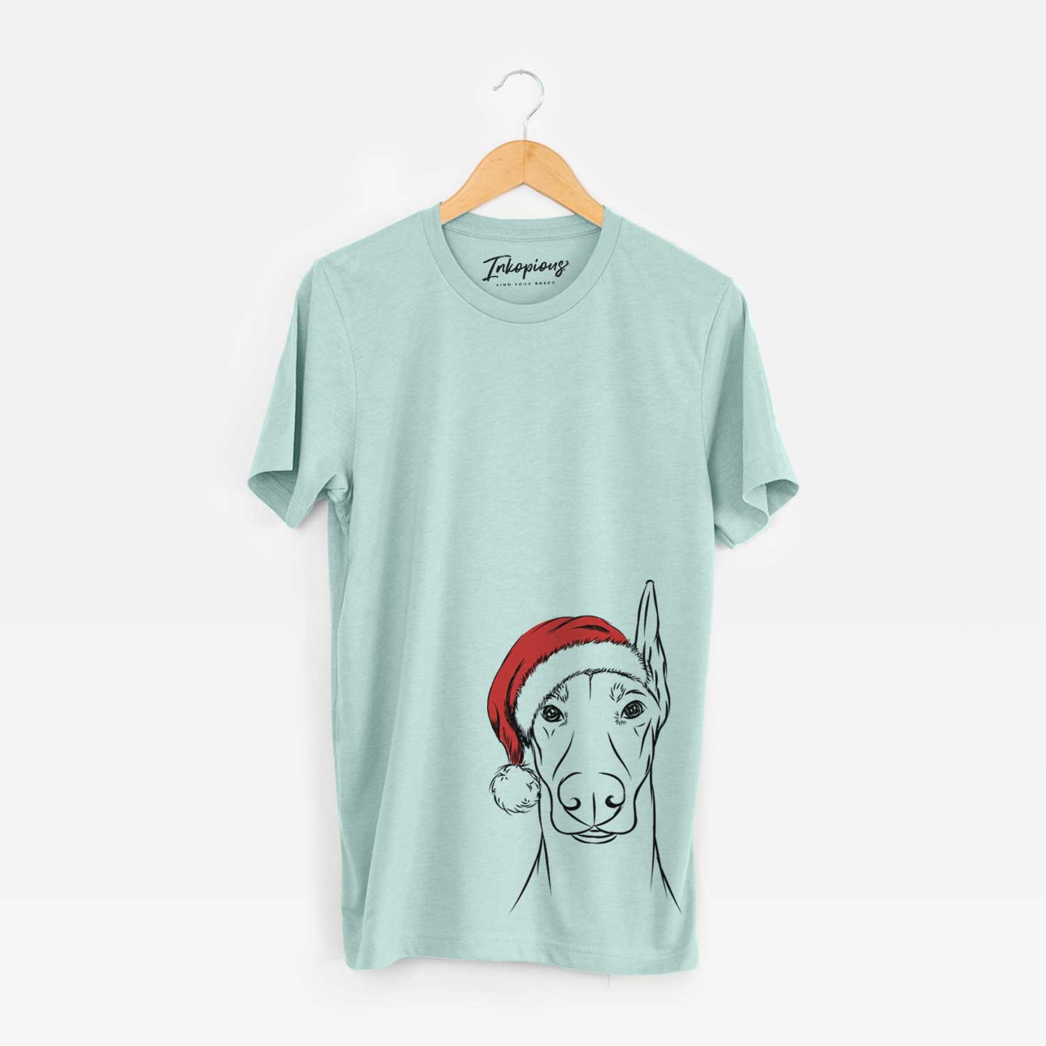 Santa Duke the Doberman Pinscher - Unisex Crewneck