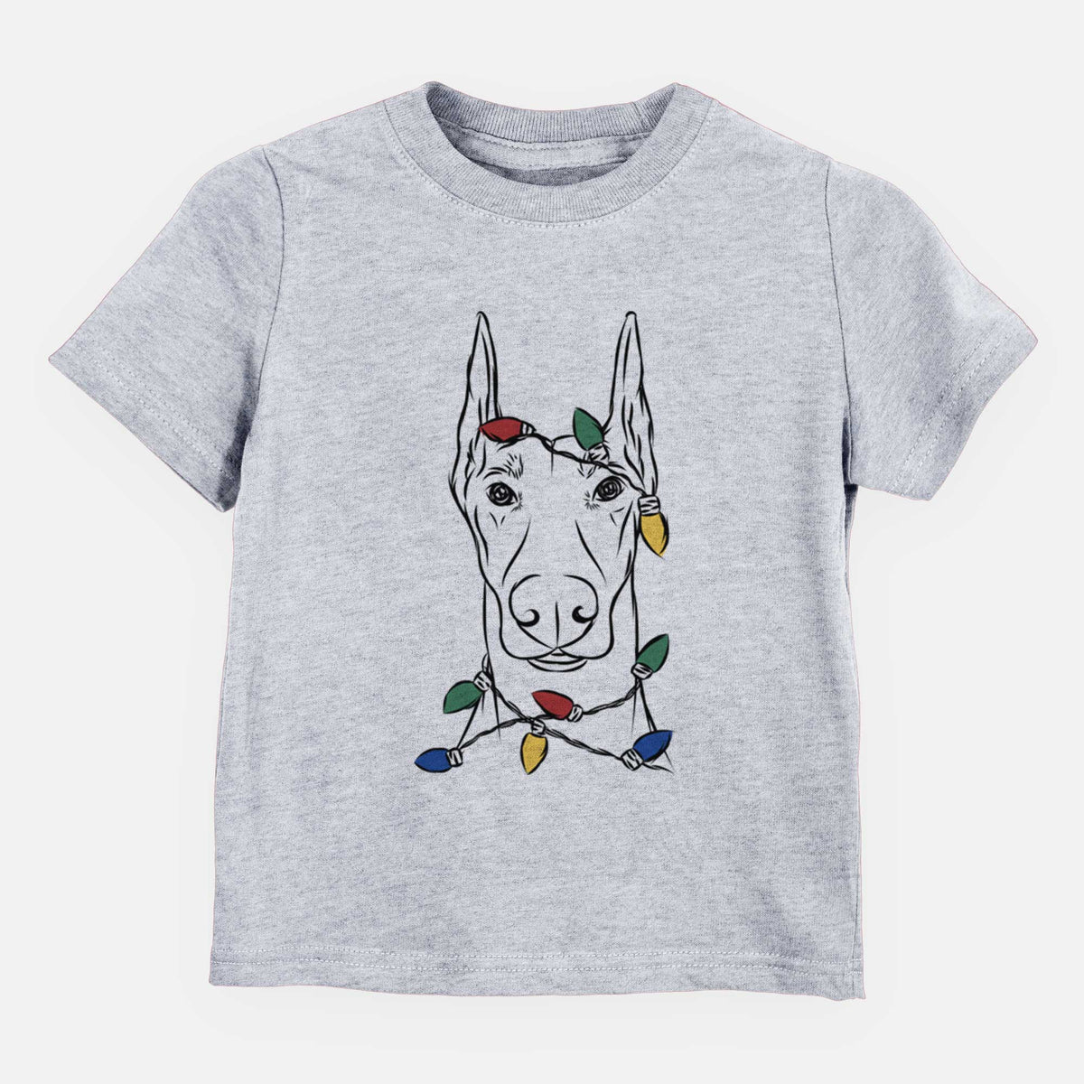 Santa Duke the Doberman Pinscher - Kids/Youth/Toddler Shirt