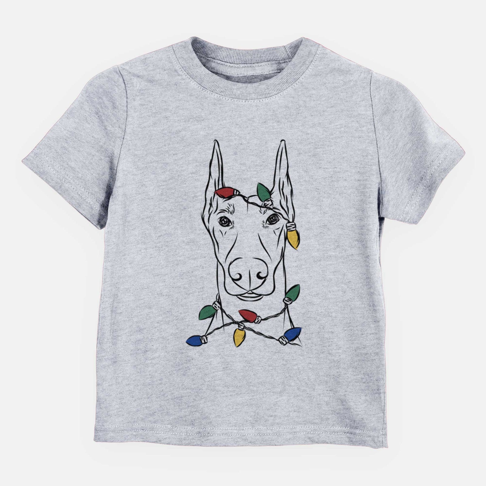 Santa Duke the Doberman Pinscher - Kids/Youth/Toddler Shirt