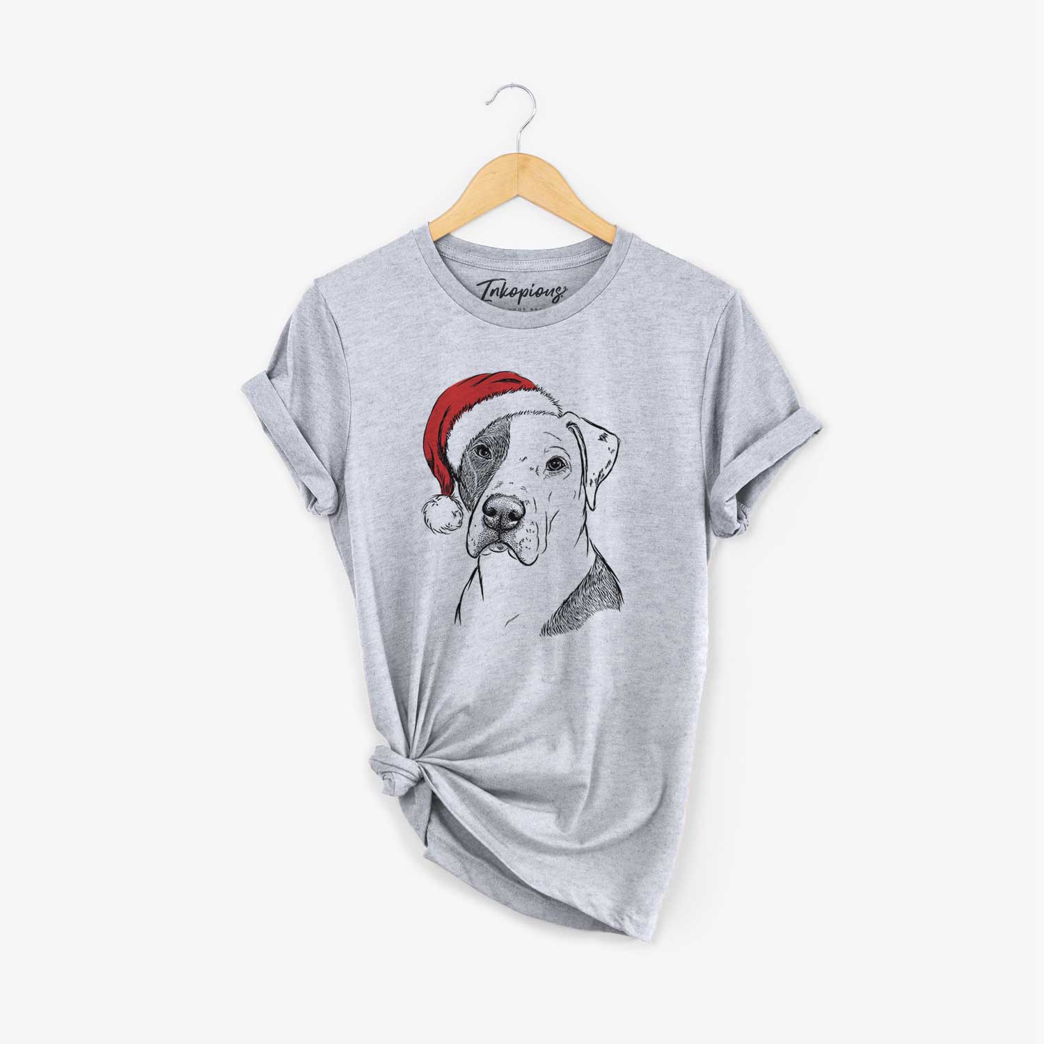 Santa Duke the American Staffordshire Terrier Mix - Unisex Crewneck