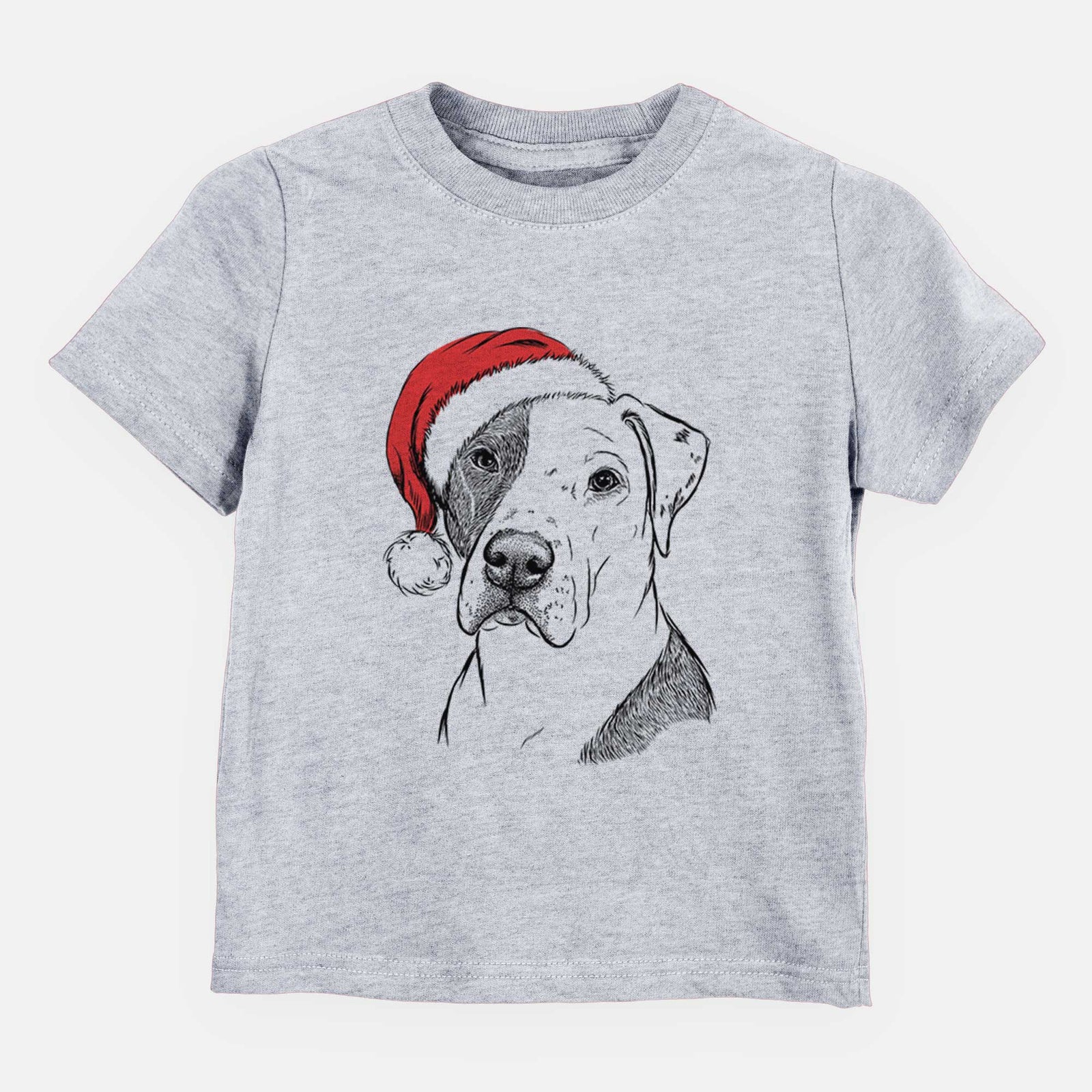 Santa Duke the American Staffordshire Terrier Mix - Kids/Youth/Toddler Shirt