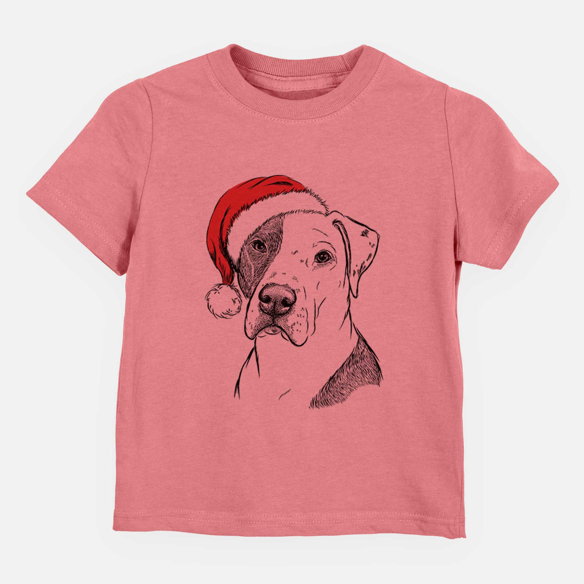 Santa Duke the American Staffordshire Terrier Mix - Kids/Youth/Toddler Shirt