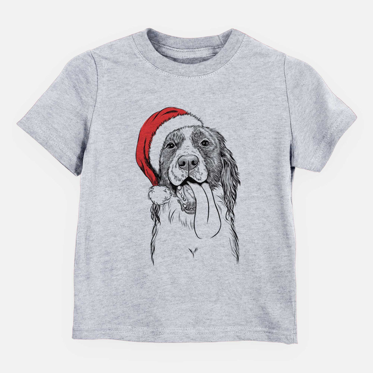 Santa Duke the English Springer Spaniel - Kids/Youth/Toddler Shirt