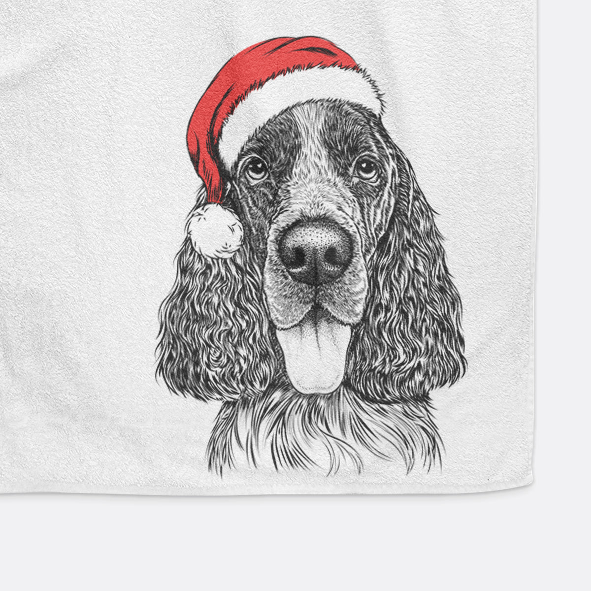 Duke the English Springer Spaniel Decorative Hand Towel