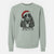 Santa Duke the English Springer Spaniel - Unisex Pigment Dyed Crew Sweatshirt